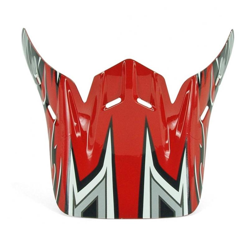 Visière casque cross viper TNT tdh300 roug/gris