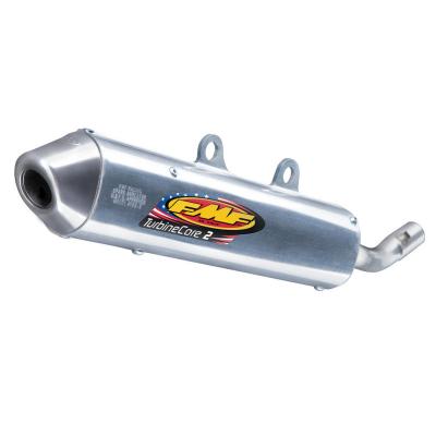 Silencieux FMF TurbineCore 2 finition aluminium pour Yamaha YZ 250 à partir de 2002