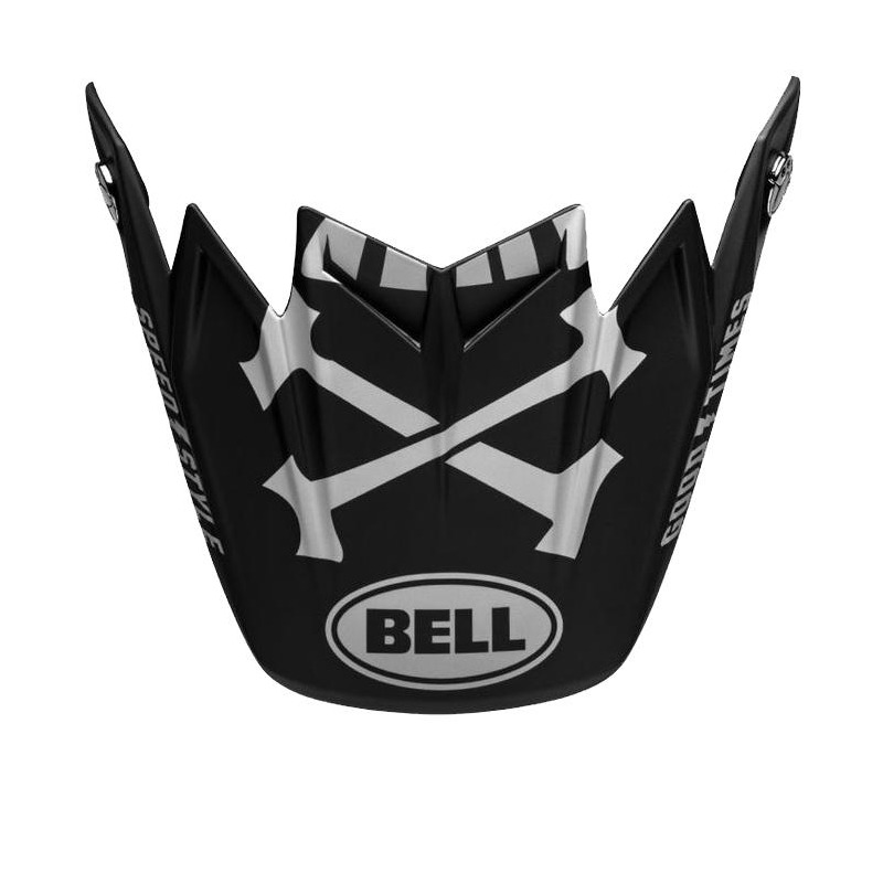 Casquette de casque cross Bell Moto-9 Flex Fasthouse WRWF noir/blanc/gris