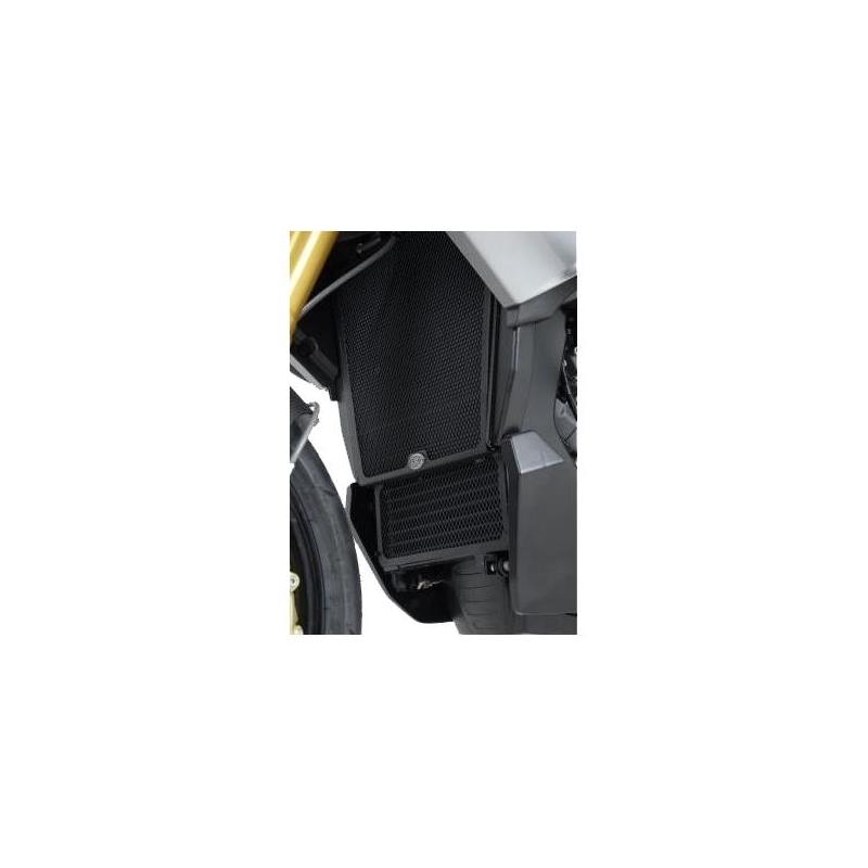 Protection de radiateur noire R&G Racing Aprilia Caponord 1200 13-17