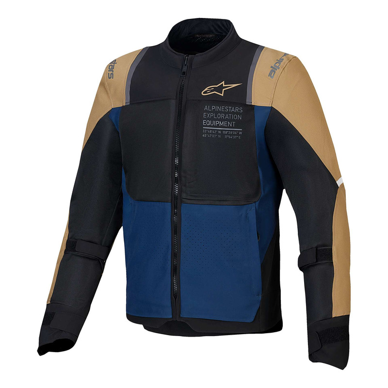 Veste textile Alpinestars ST-2 Air deep blue/dark kaki/black