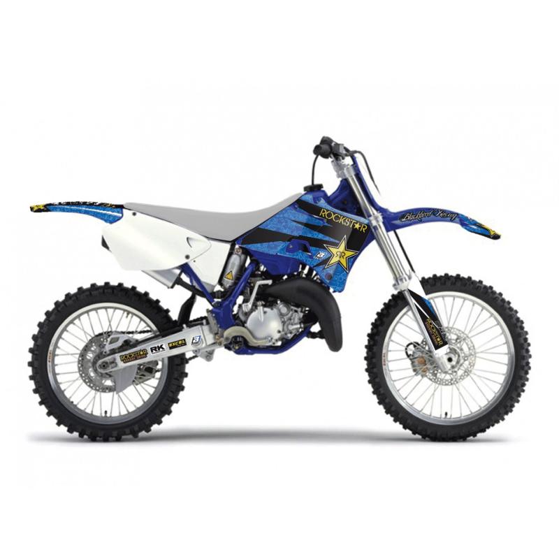 Kit déco Blackbird Racing Rockstar Energy Yamaha 125 YZ 96-01 bleu/no