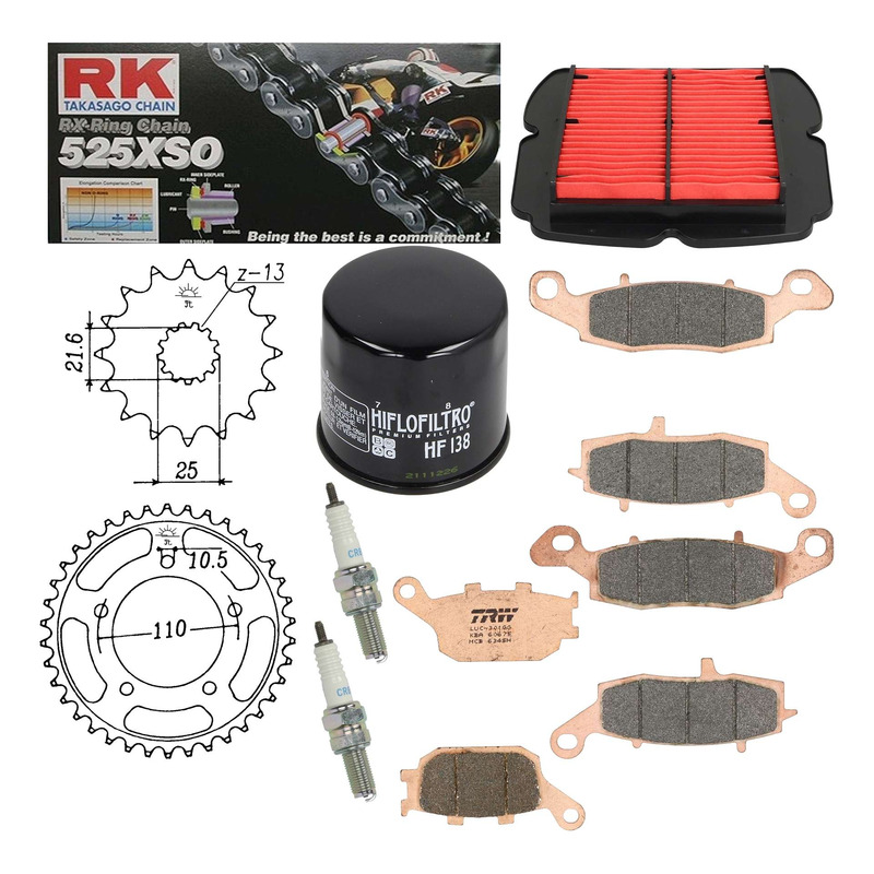 Kit entretien NF Prokit premium Suzuki SV 650 N 2003-06