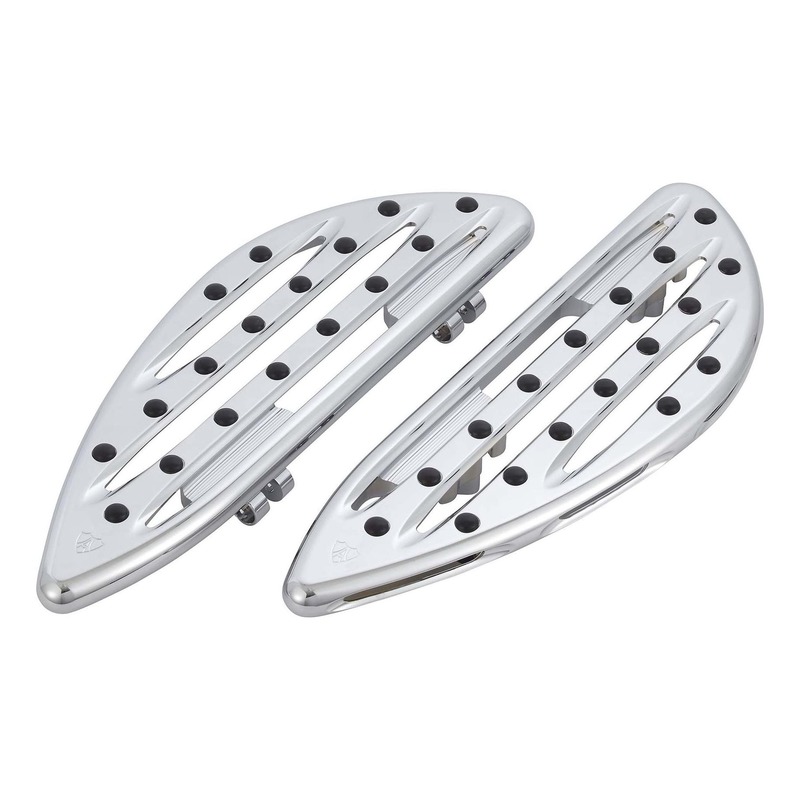 Repose pieds plateau usiné Arlen Ness pilote Harley Davidson Road kin