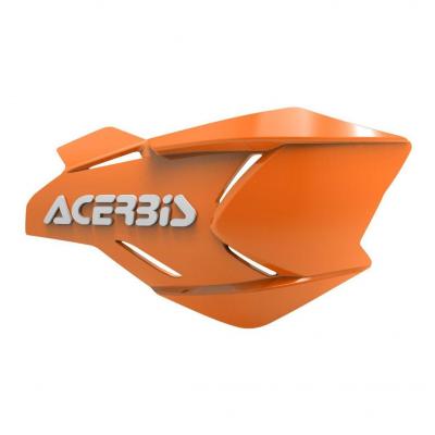 plastique de remplacement Acerbis pour protège-mains X-Factory Orange/Blanc Brillant