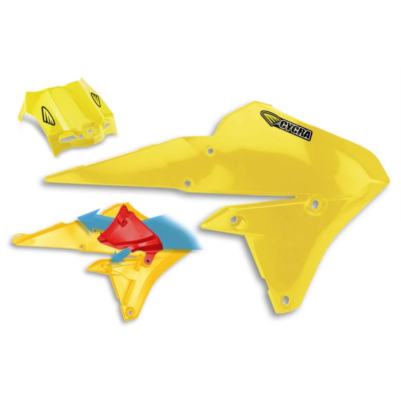 Ouïes de radiateur + cache boîte à air Cycra Yamaha 250 YZ-F 14-17