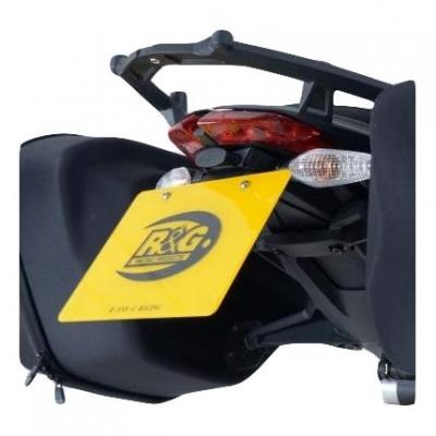 Support de plaque d’immatriculation R&G Racing noir Ducati Hyperstrada 821 13-15