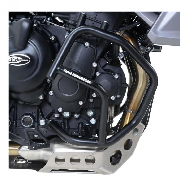 Barres de protection latérales R&G Racing noires Kawasaki GTR 1400 10