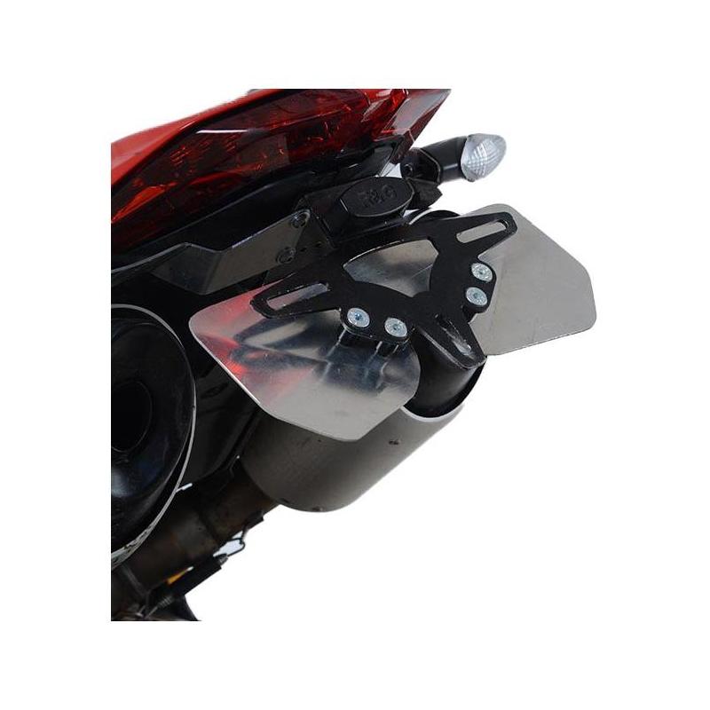 Support de plaque d’immatriculation R&G Racing noir Ducati Hypermoatrd 950 19-20