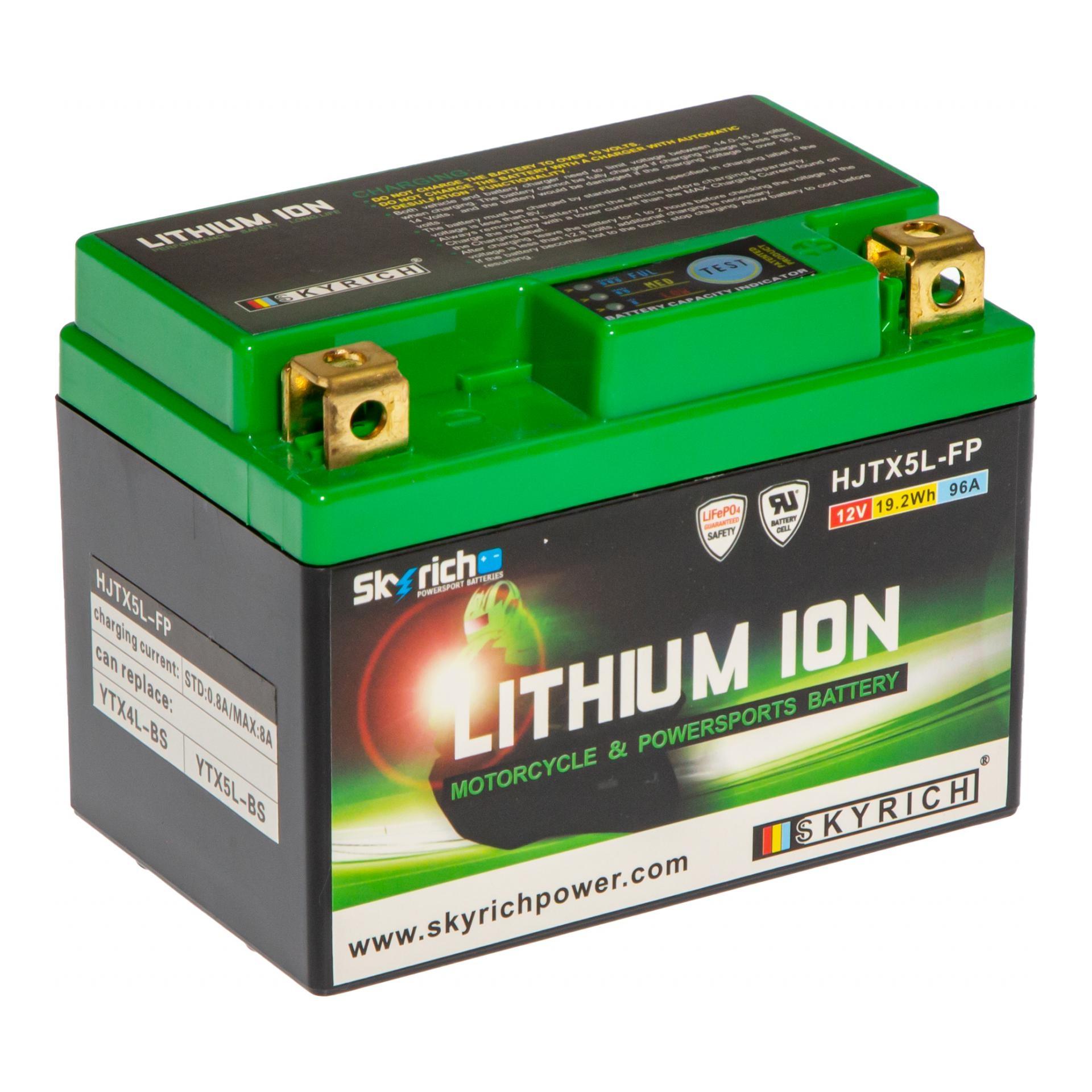 Essai vidéo de la batterie Lithium-Ion Skyrich : quelles différences avec  une batterie plomb ?