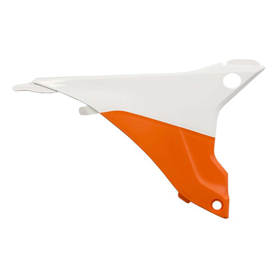 Caches de Boîte à Air ACERBIS Orange Édition 2016 / Blanc - KTM 250 à 500 EXC-F 14-16