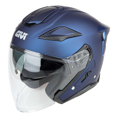 Casque jet Givi X29 Solid bleu mat