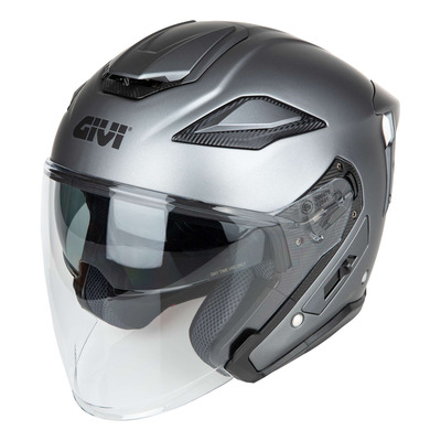 Casque jet Givi X29 Solid titanium mat