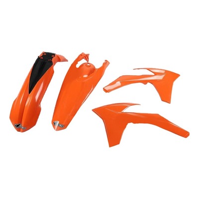 Kit plastique UFO KTM 250 EXC 12-13 orange (couleur origine)
