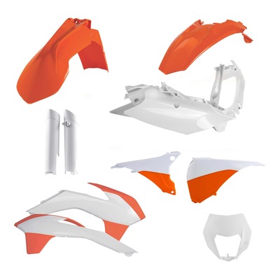 Kit plastique complet Acerbis KTM EXC/EXC-F 14-16 Couleur Origine Brillant