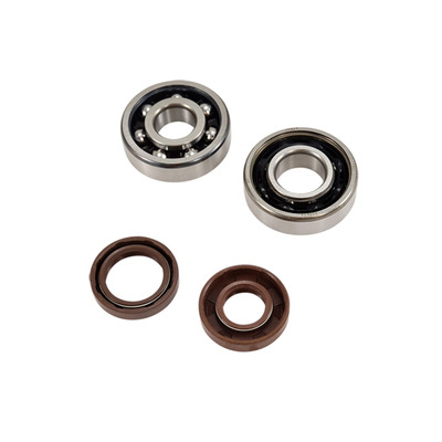 Kit Roulements de vilebrequin AM6 - Doppler 6303 / 6402 C4 TN9 Cage Polyamide + Joint Spi Nitrile