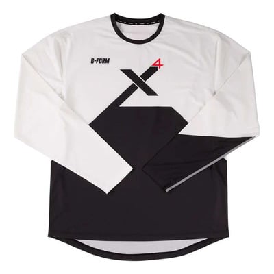 Maillot VTT G-Form Pro-X4 Blanc/Noir