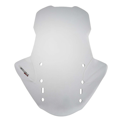 Pare-brise Ermax haute protection 70 cm avec protections mains Peugeot Metropolis 400i 13-20 gris