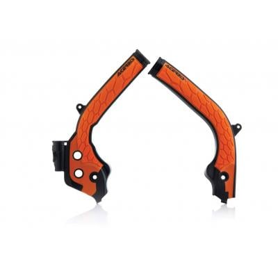 Protection de cadre Acerbis X-grip KTM 250 SX 16/17 Noir/Orange Brillant