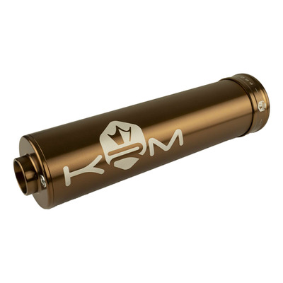 Silencieux d'échappement alu full Bronze KRM Pro Ride 70-90cc