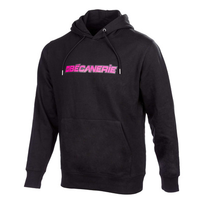 Sweat à capuche La Bécanerie 2025 noir/rose