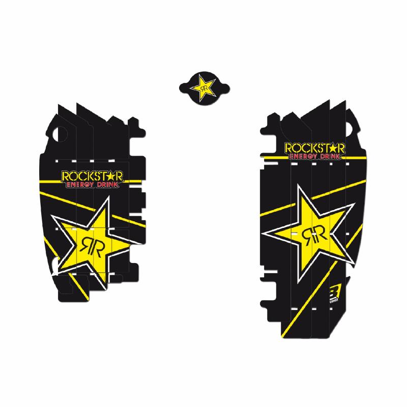 Kit déco de radiateur Blackbird Racing Rockstar Energy Kawasaki 450 K