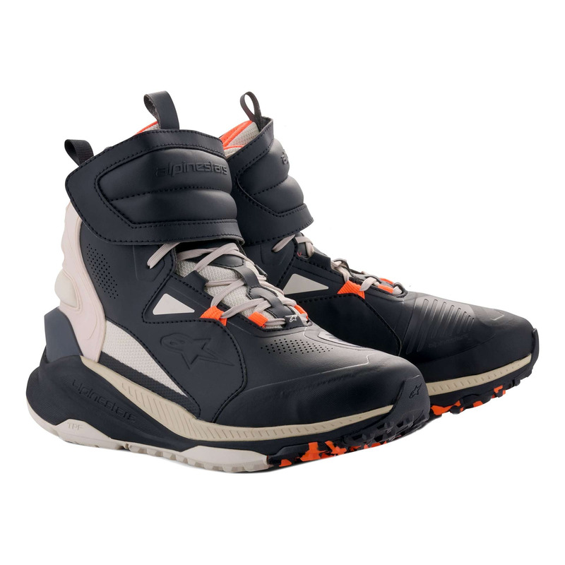 Baskets moto Alpinestars Speedstreet black/almond/hot orange- 42.5