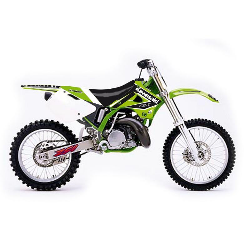 Kit déco + housse de selle Blackbird Dream Graphic 4 Kawasaki 125 KX