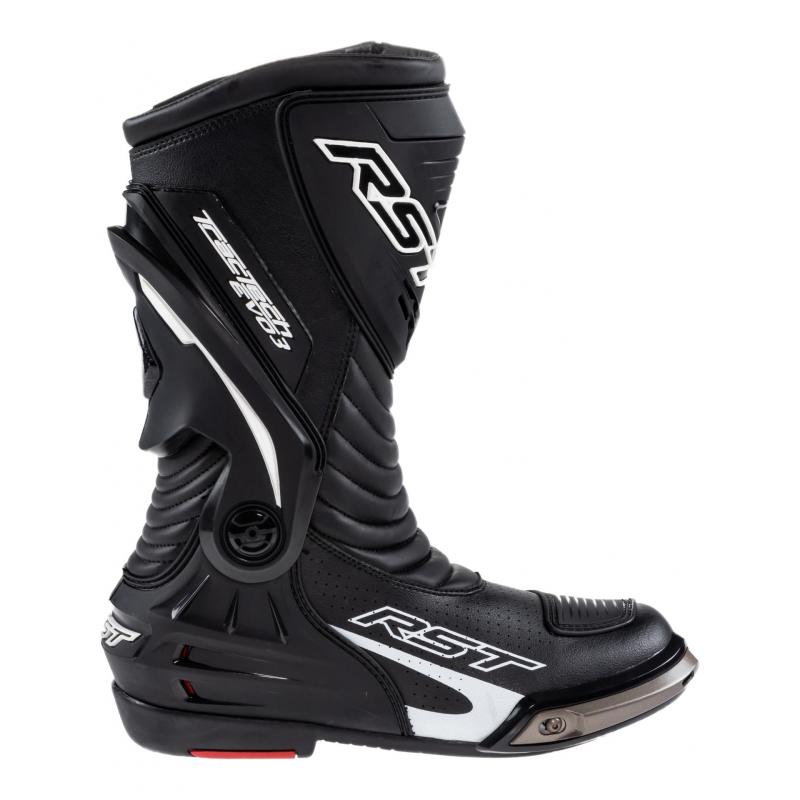 Bottes moto RST S1 blanc/noir - Équipement route sur La Bécanerie