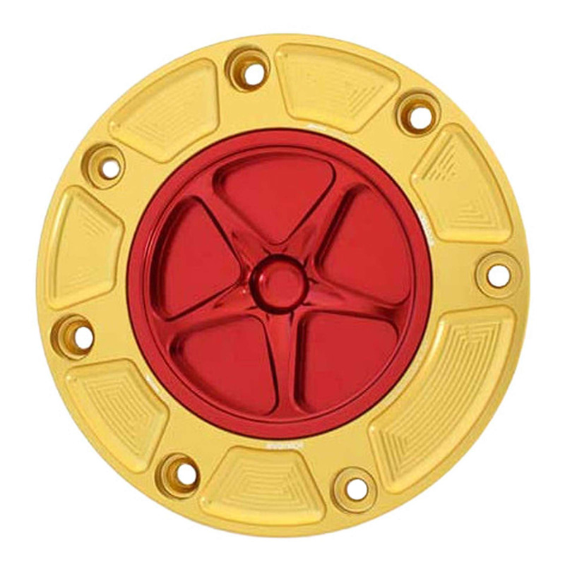 Bouchon de réservoir Evotech aluminium Rouge/Or Honda CBR 600 RR 00-25