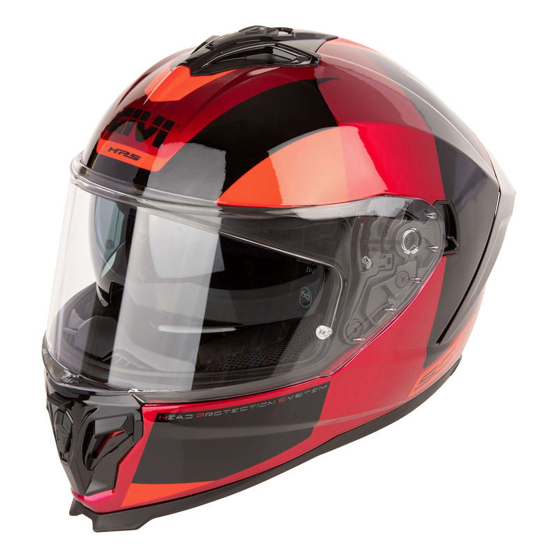 Casque intégral Givi 50.3 Quasar noir/bordeaux/rouge brillant