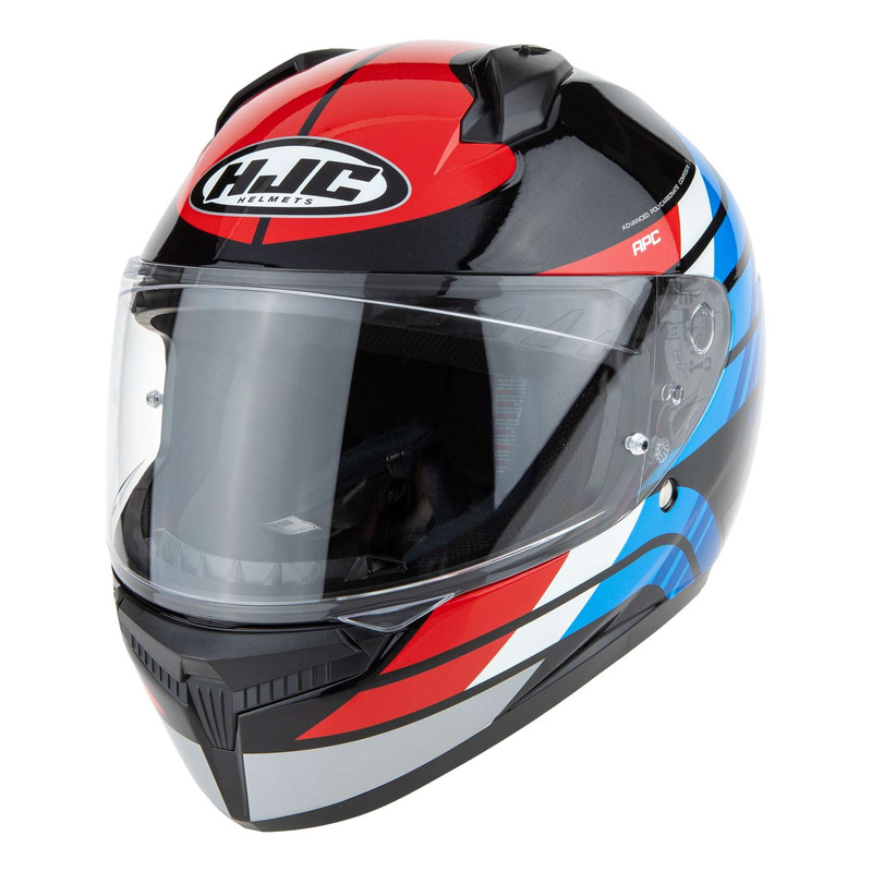 Casque intégral HJC C10 Hiper MC21 noir/bleu/blanc/rouge brillant