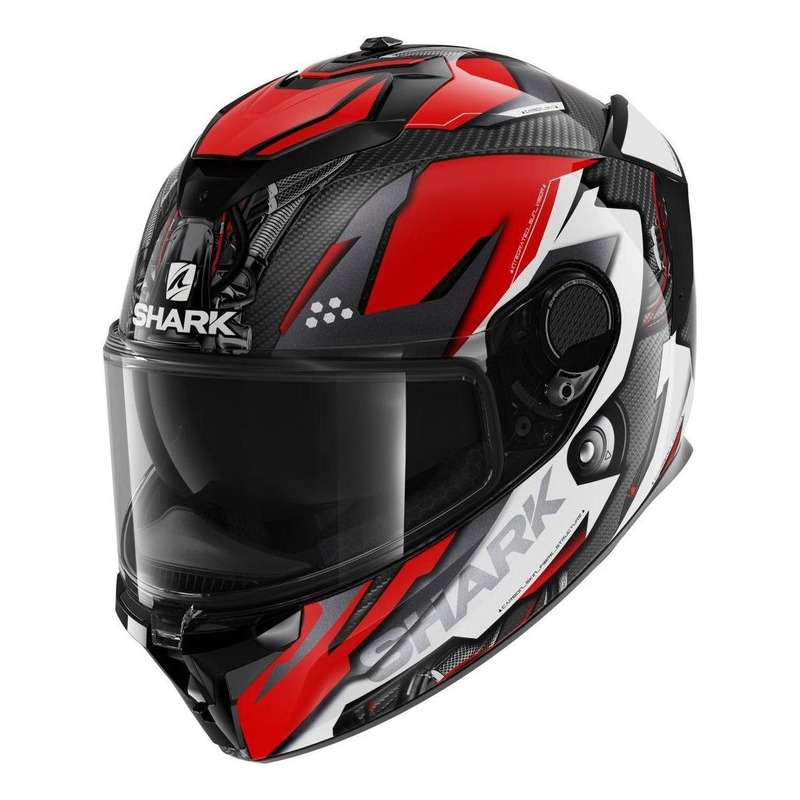 Casque intégral Shark Spartan GT Carbon Urikan carbone/rouge/blanc br