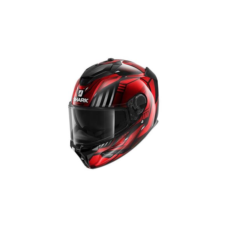 Casque intégral Shark Spartan GT Replikan noir/chrome rouge- S