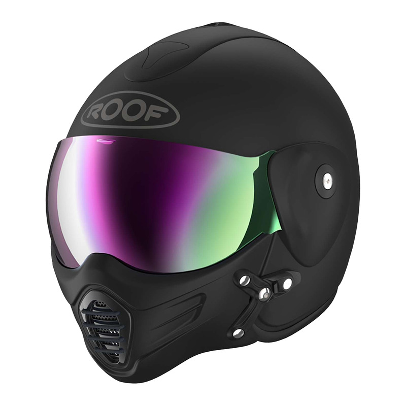 Casque jet Roof RO9 Roadster Iron black mat/quartz