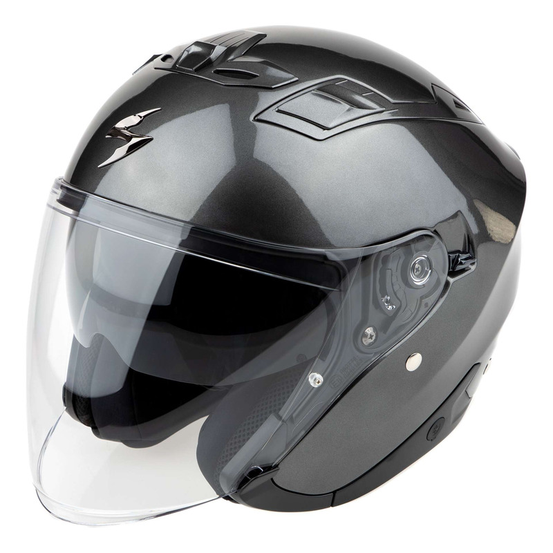 Casque jet Scorpion Exo-Z1 Solid metallic grey