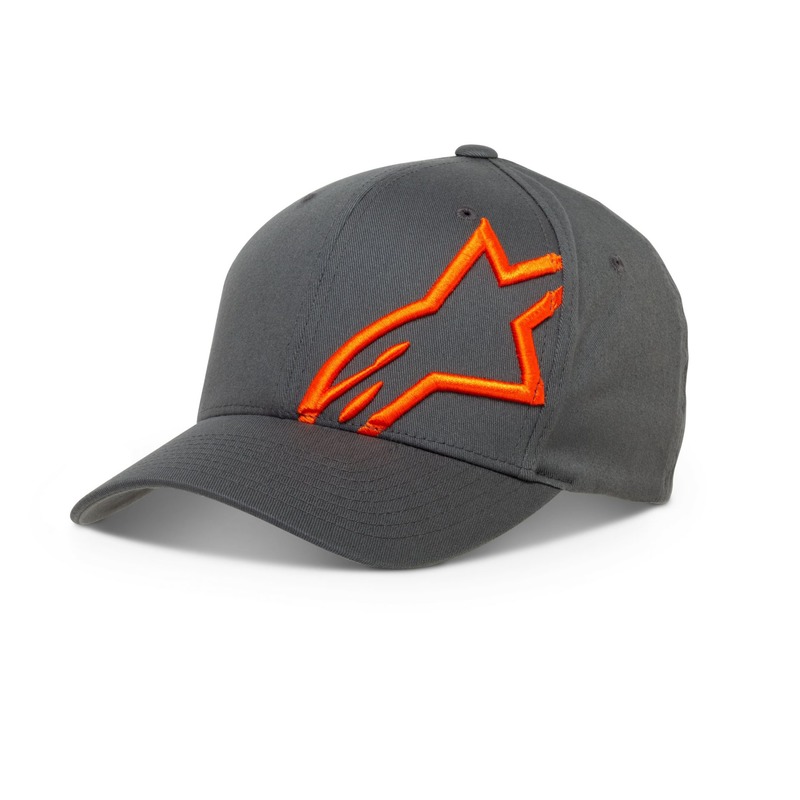 Casquette Alpinestars Corp Shift 2 flexfit charcoal/orange- S/M