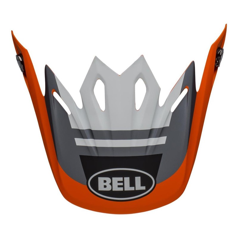 Casquette de casque cross Bell MX-9 Mips Prophecy orange/noir/gris