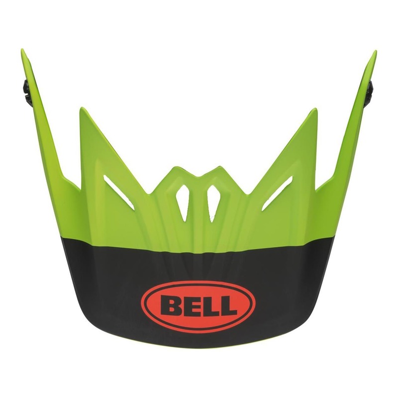 Casquette de casque cross enfant Bell Moto-9 Glory vert/noir/infrared