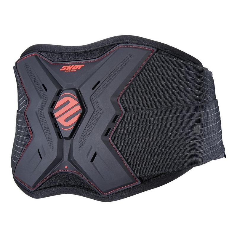 Ceinture de soutien lombaire Shot Protector noir/rouge- S