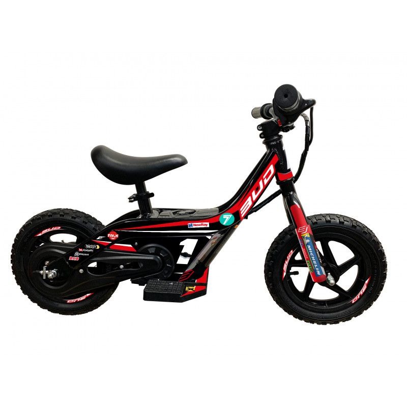 Draisienne électrique Bud Racing Mini E Push Bike 21 rouge- 12 pouces