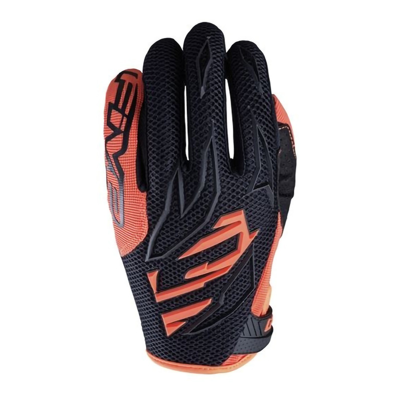 Gants cross enfant Five MXF3 KID noir/orange fluo