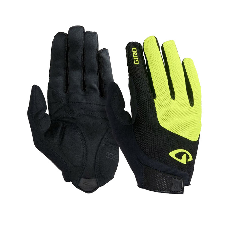 Gants long Giro Bravo gel jaune/noir