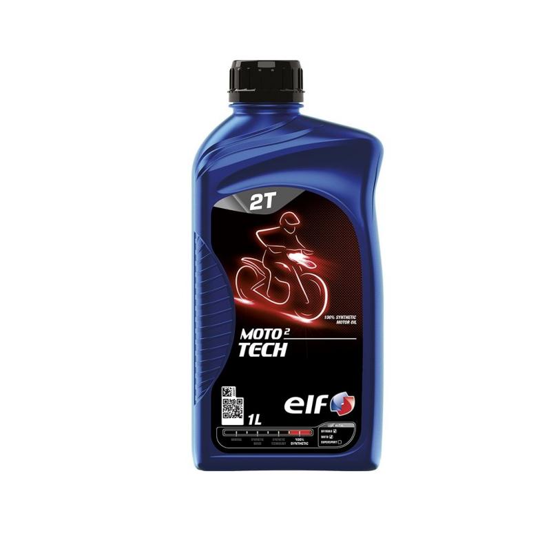 Huile moteur 2T ELF Moto 2 Tech 100% synthèse 1l