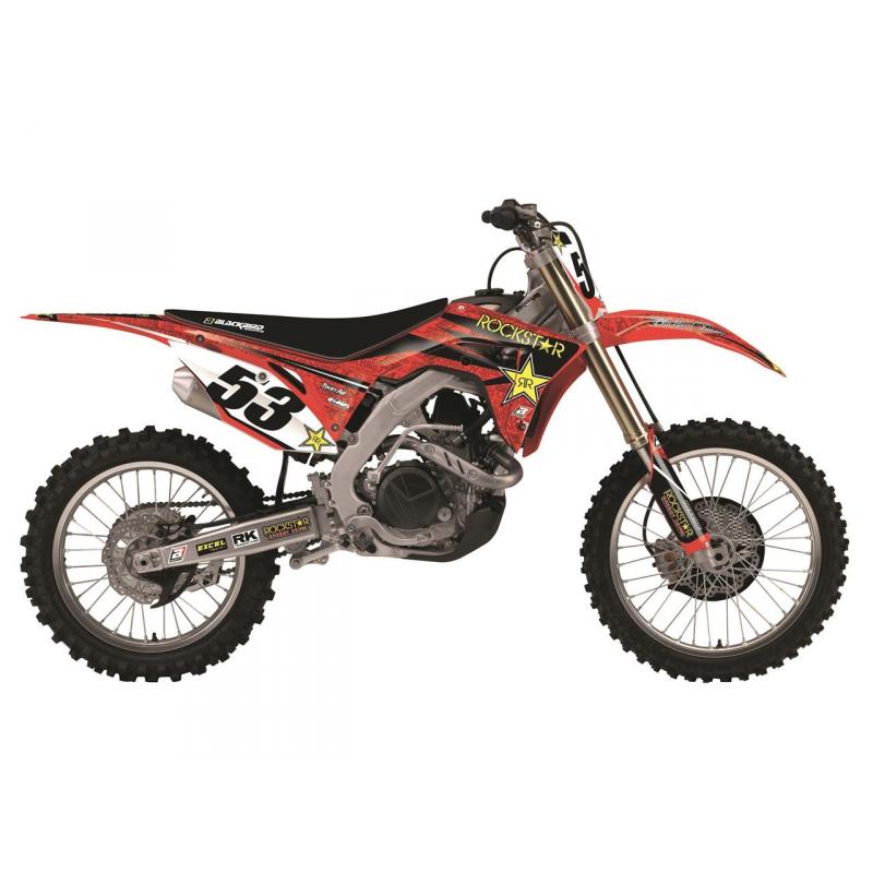 Kit déco + Housse de selle Blackbird Rockstar Energy Honda CRF 450R 1
