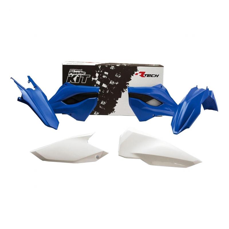Kit plastique RTech blanc et bleu pour Husaberg TE 250 13-14