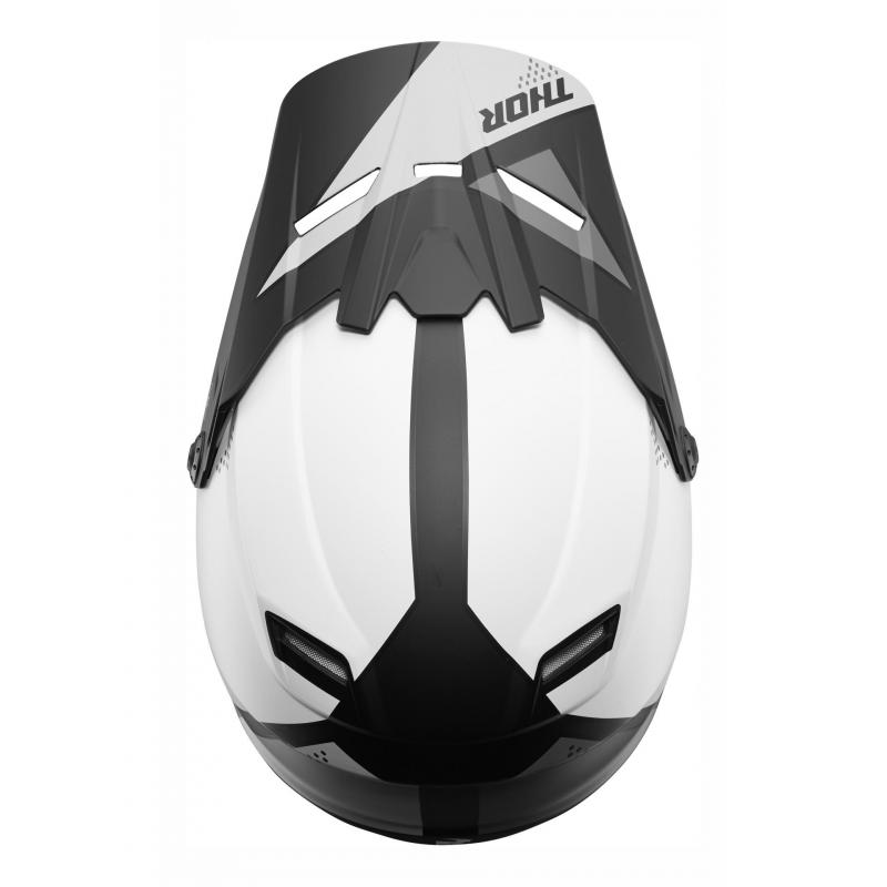 Kit visière Thor pour casque enfant Sector Blade noir/blanc