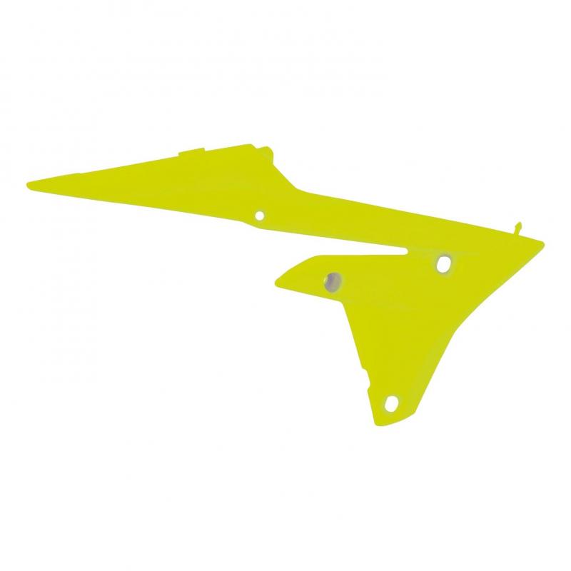 Ouïes de radiateur inférieures RTech Jaunes pour Yamaha YZ250F 14-16
