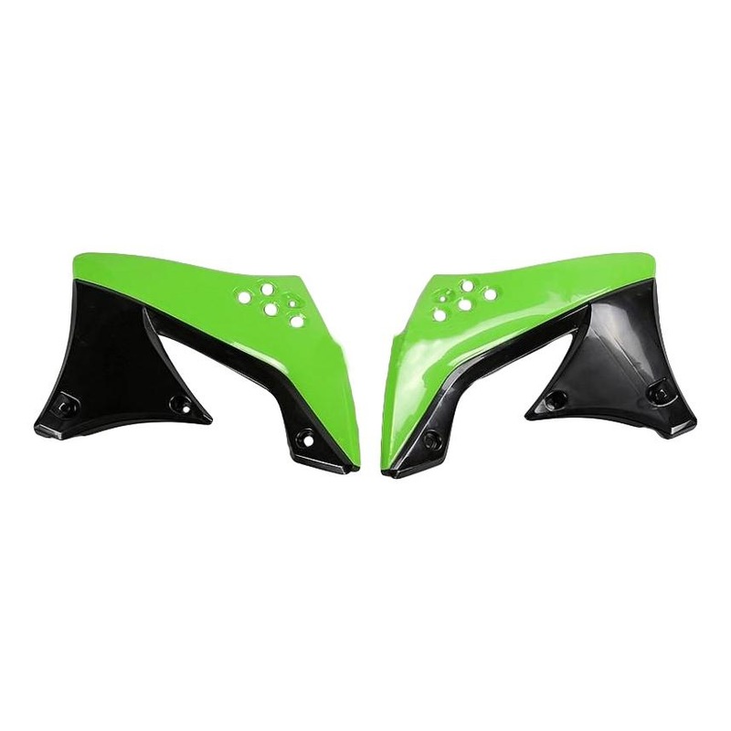Ouïes de radiateur UFO Kawasaki 450 KX-F 2009 vert (vert KX)