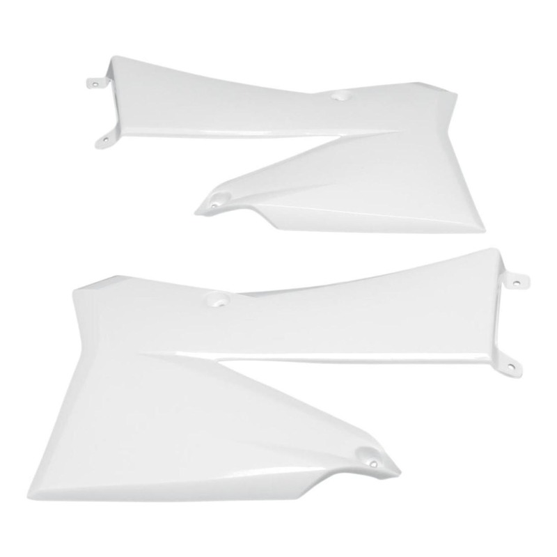 Ouïes de radiateur UFO KTM 85 SX 06-12 blanc